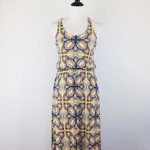 Renee C. Multicolor Geometric Maxi Dress